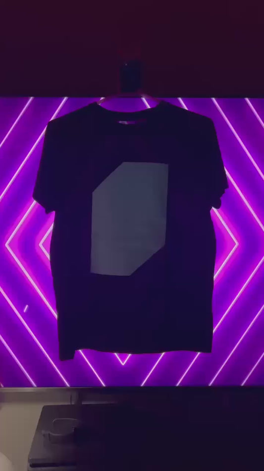 Gloverse™ Light-Up Sketch T-Shirt – Draw with Light